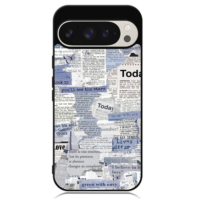 Newspaper Vintage Google Pixel 9 Pro XL Case OV10987