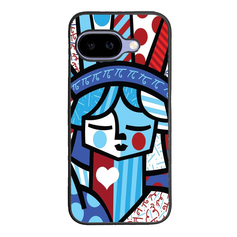 Romero Britto Statue Of Liberty Google Pixel 10A Case QC11014