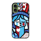 Romero Britto Statue Of Liberty iPhone 17 Case QC11014