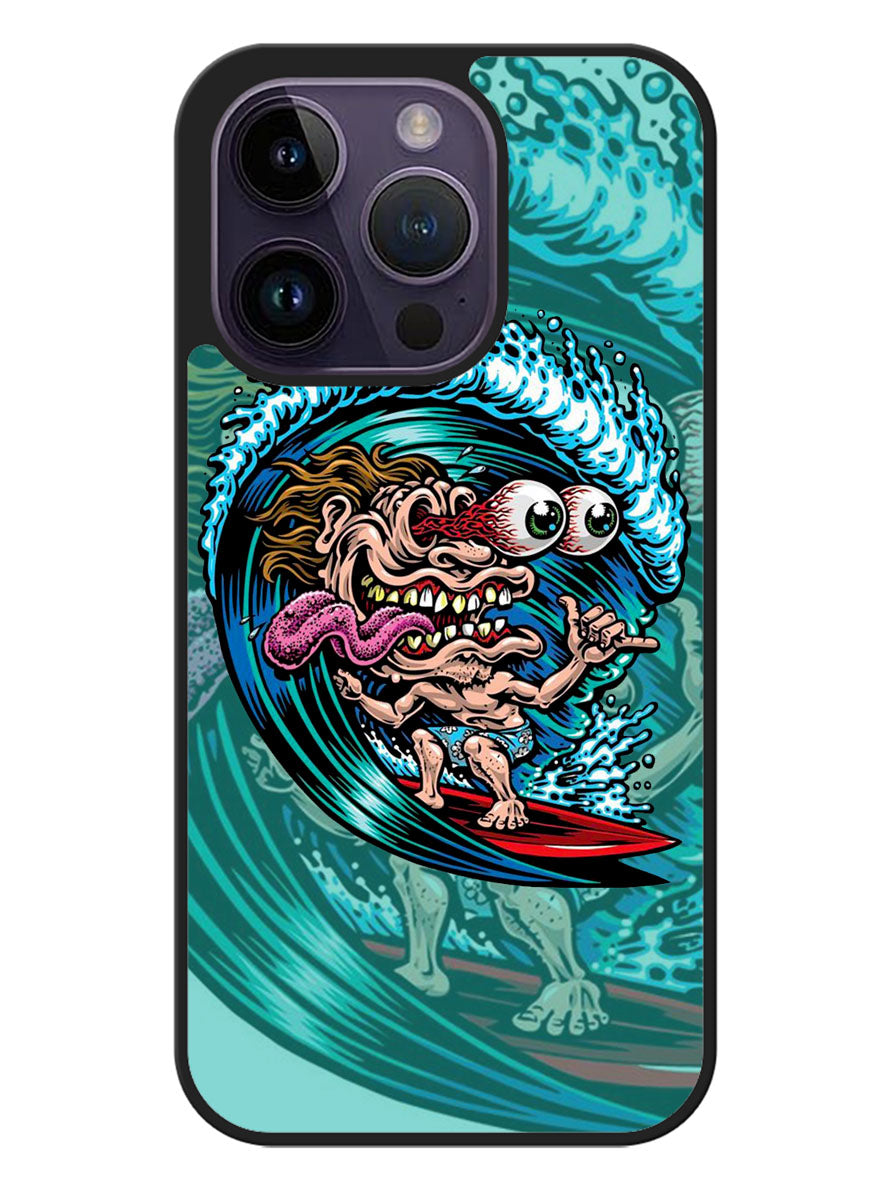 Skateboard Art Surfing iPhone 14 Pro Max Case OV11027