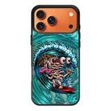 Skateboard Art Surfing iPhone 17 Pro Case