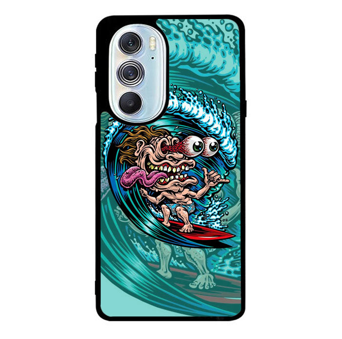 Skateboard Art Surfing Motorola Moto Edge 2022 Case