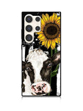 Cow Sunflower Samsung Galaxy S25 Ultra 5G Case QC10919