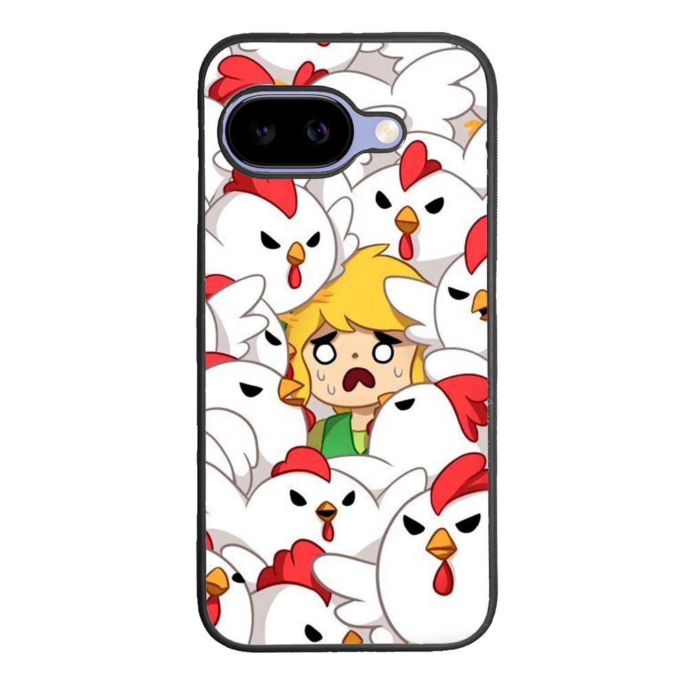 Legend of Zelda Angry Cuckoos Google Pixel 10A Case OV10888