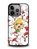 Legend of Zelda Angry Cuckoos iPhone 14 Pro Case QC10888