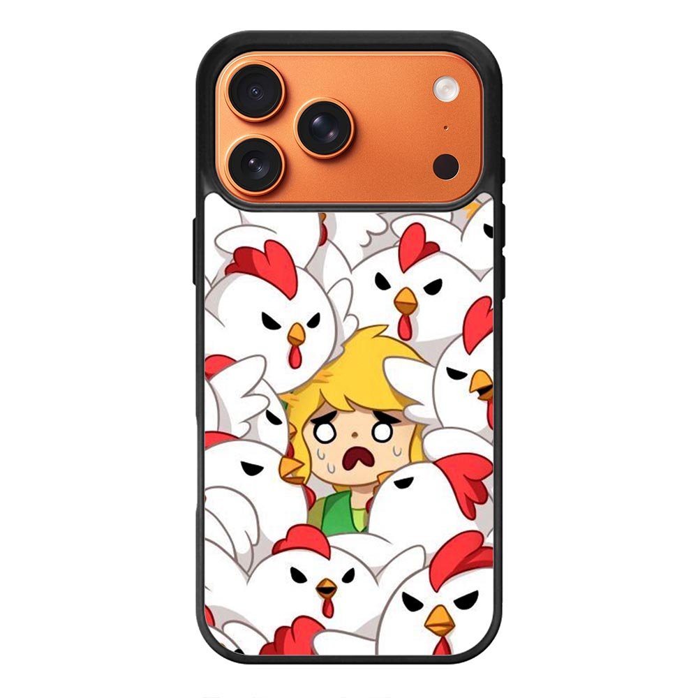 Legend of Zelda Angry Cuckoos iPhone 17 Pro Case OV10888