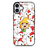 Legend of Zelda Angry Cuckoos iPhone 16 Plus Case QC10888