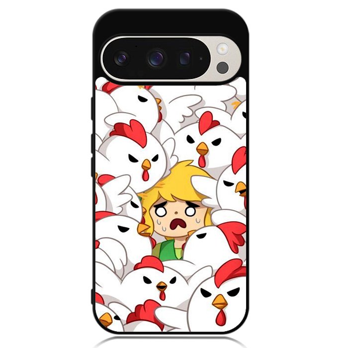 Legend of Zelda Angry Cuckoos Google Pixel 9 Pro XL Case OV10888