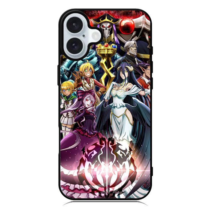 Overlord All Character Anime iPhone 16 Plus Case