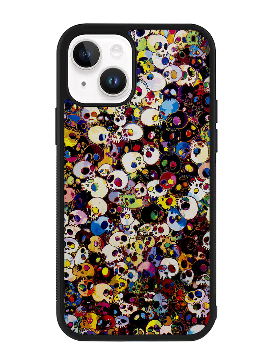 Takashi Murakami Color Skull iPhone 15 Plus Case OV10838