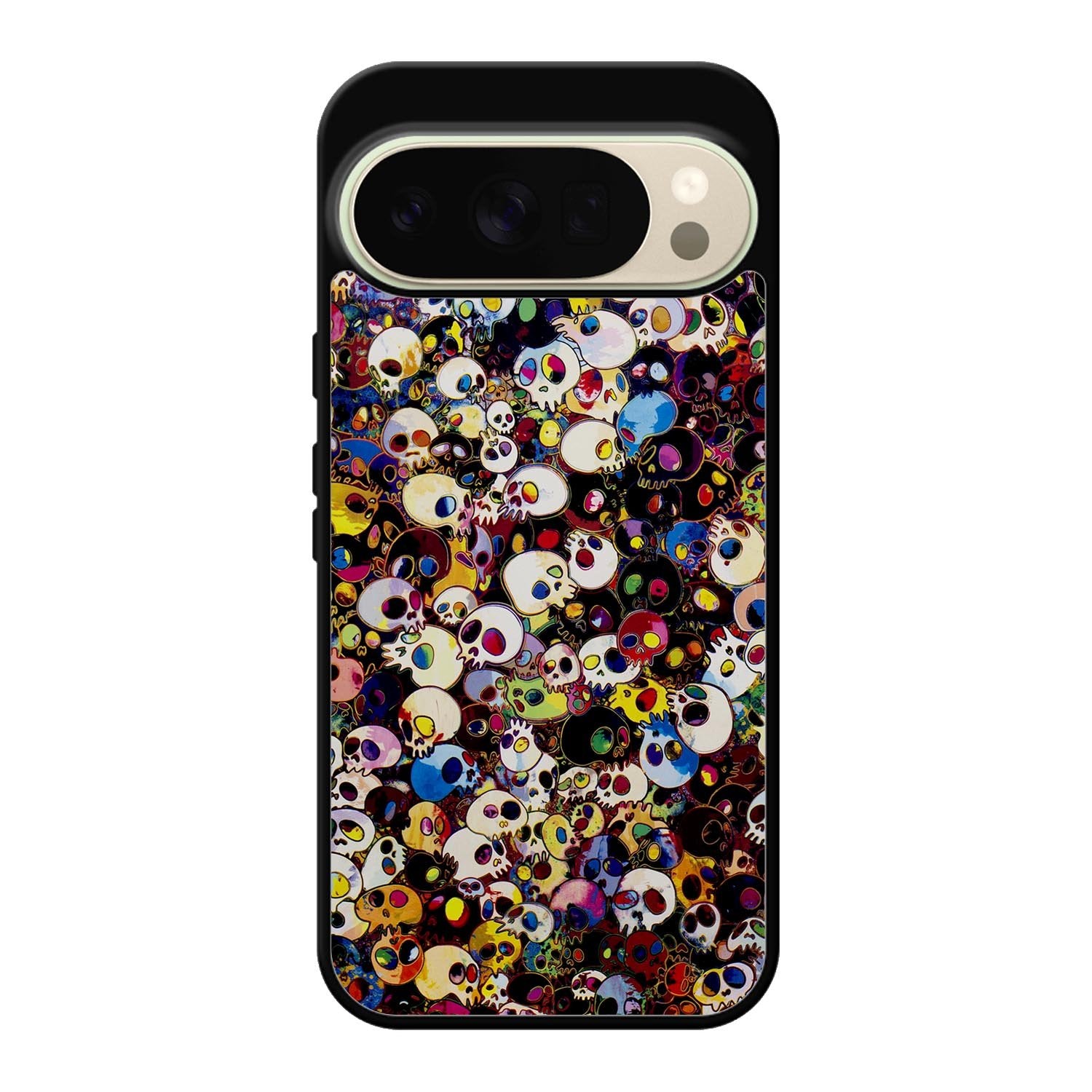 Takashi Murakami Color Skull Google Pixel 10 Pro XL Case QC10838