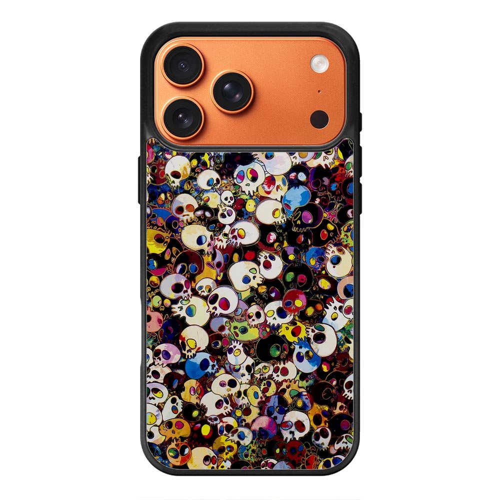 Takashi Murakami Color Skull iPhone 17 Pro Max Case QC10838