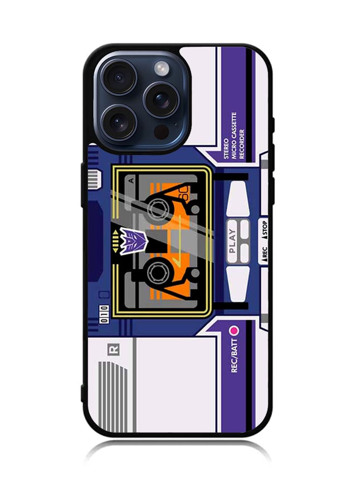 Transformers Soundwave Cassette iPhone 15 Pro Case OV10738