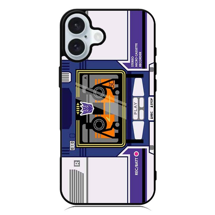 Transformers Soundwave Cassette iPhone 16 Case