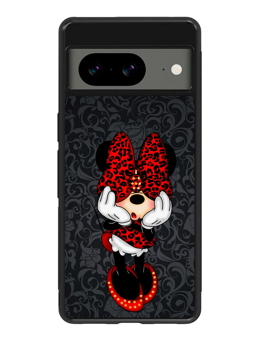 Leopard Minnie Mouse Google Pixel 8 Case QC10616