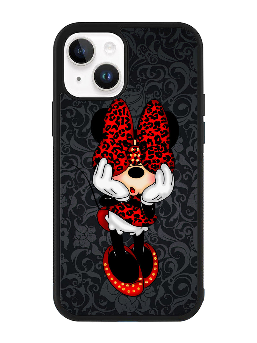 Leopard Minnie Mouse iPhone 15 Case OV10616