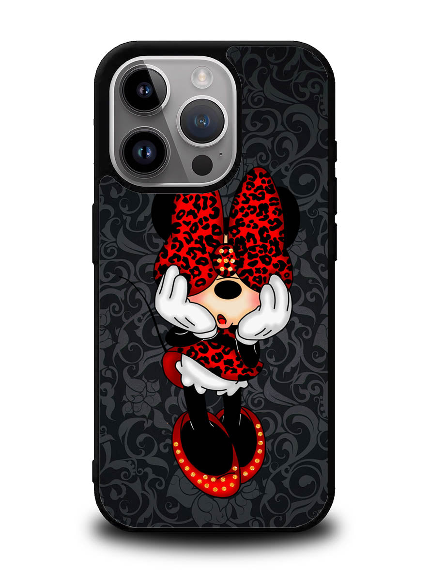 Leopard Minnie Mouse iPhone 16 Pro Case OV10616