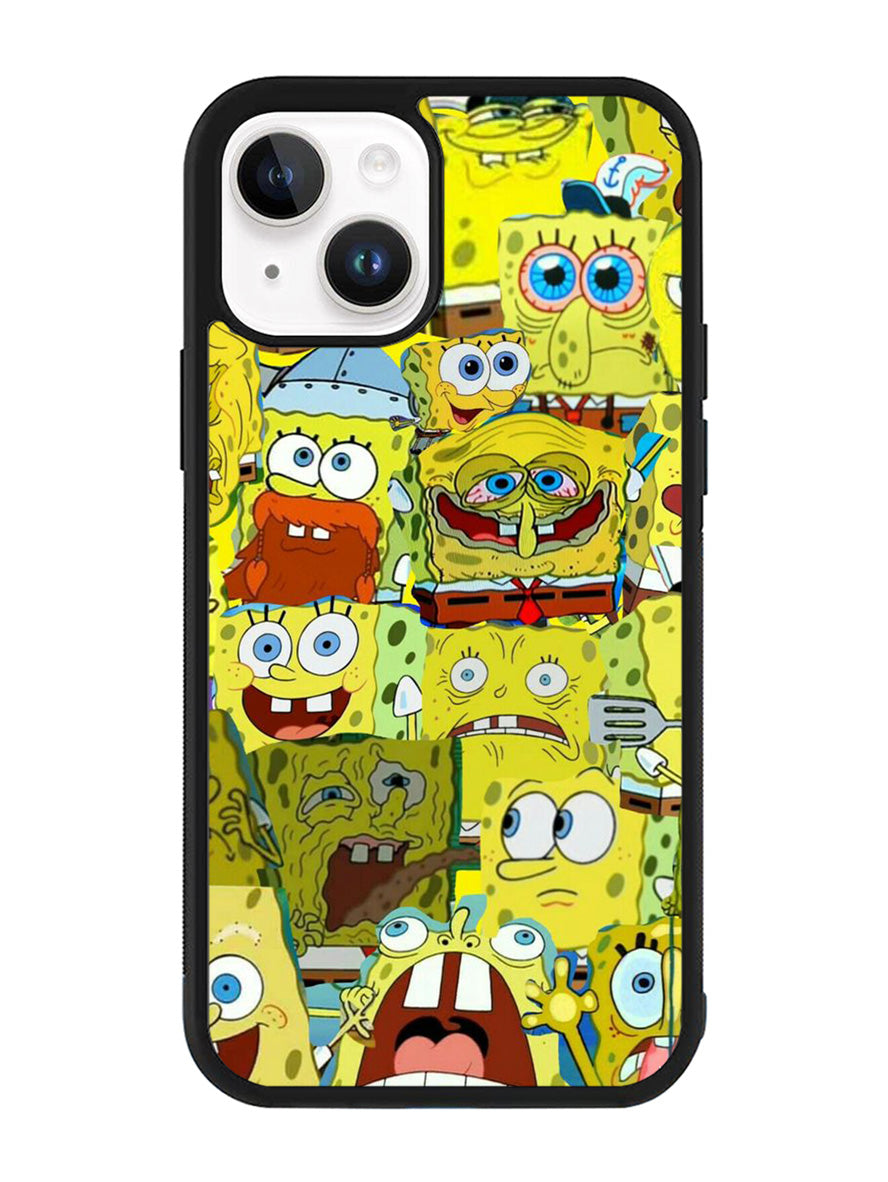 Spongebob Yellow Meme Collage iPhone 15 Plus Case OV10437