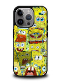 Spongebob Yellow Meme Collage iPhone 16 Pro Max Case QC10437