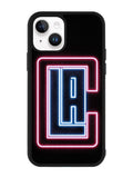 Los Angeles Clippers Neon iPhone 14 Plus Case QC9370