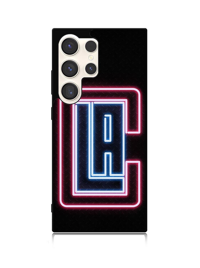 Los Angeles Clippers Neon Samsung Galaxy S24 Ultra 5G Case OV9370
