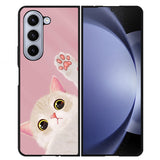 Cute cat lovers NDK0071 Samsung Galaxy Z Flip 5 , Z Flip 4 , Z Flip 3 ,  Z Fold 5 , Z Fold 4 , Z Fold 3 5G Case