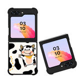 Cow cute NDK0078 Samsung Galaxy Z Flip 5 , Z Flip 4 , Z Flip 3 ,  Z Fold 5 , Z Fold 4 , Z Fold 3 5G Case