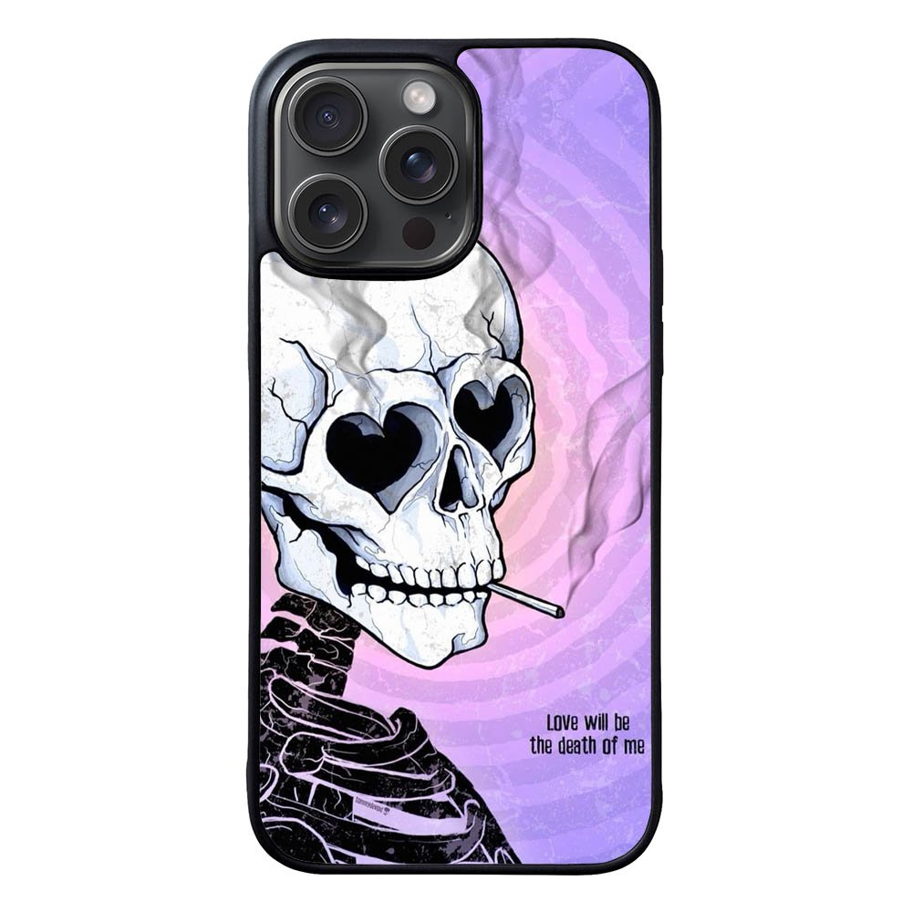 A skull falls in love NDK0114 iPhone 15 Pro Max Case