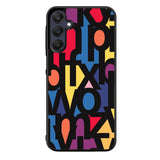 alpabet pattern NDK0123 Samsung Galaxy A15 A25 A35 A55 5G Case