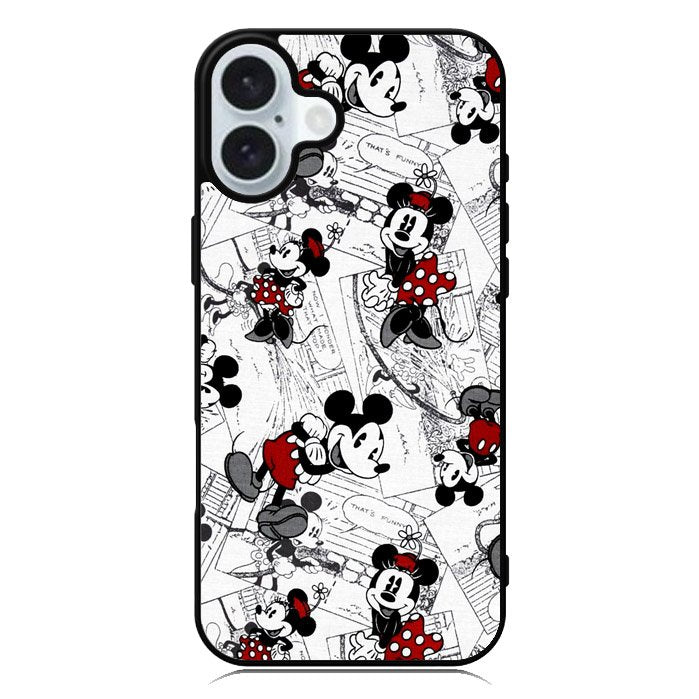 mickey mouse wallpaper iPhone 16 Case QC3287