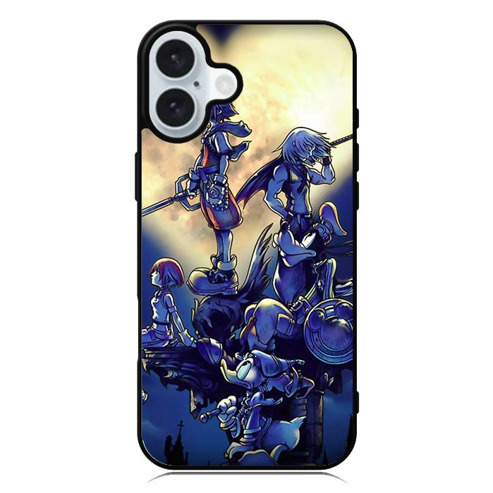 Anime Kingdom Hearts Dark iPhone 16 Case QC3805