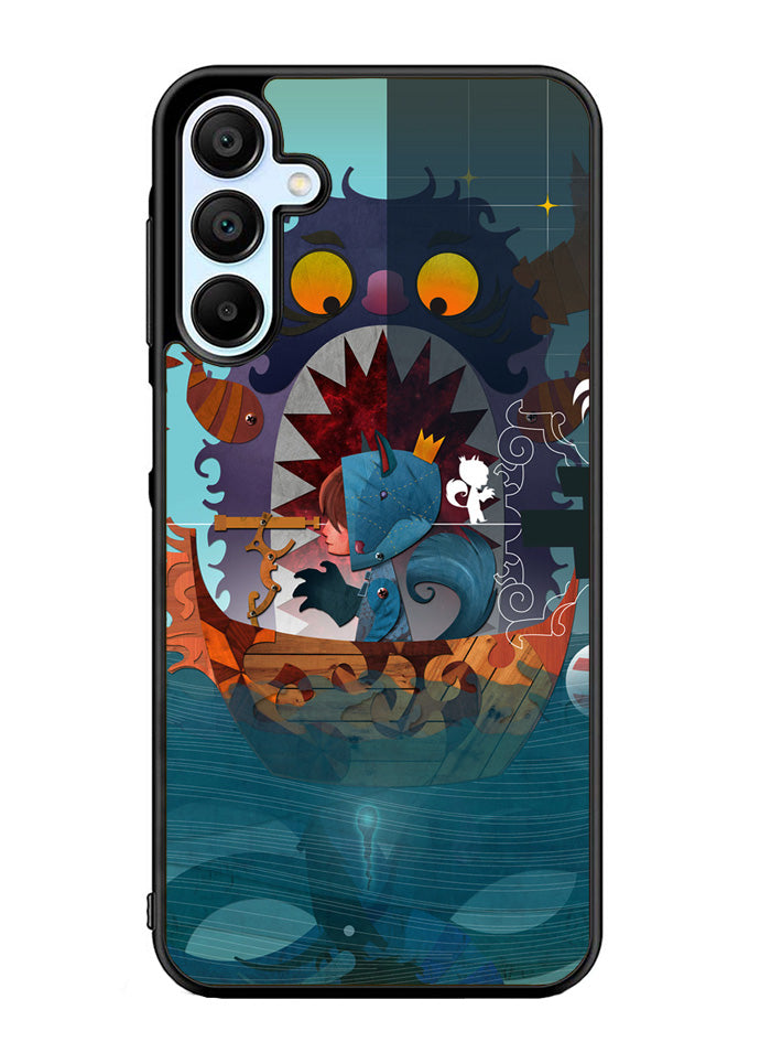 Where the Wild Things Are cartoon Wallpaper Samsung Galaxy A35 5G Case OV1494