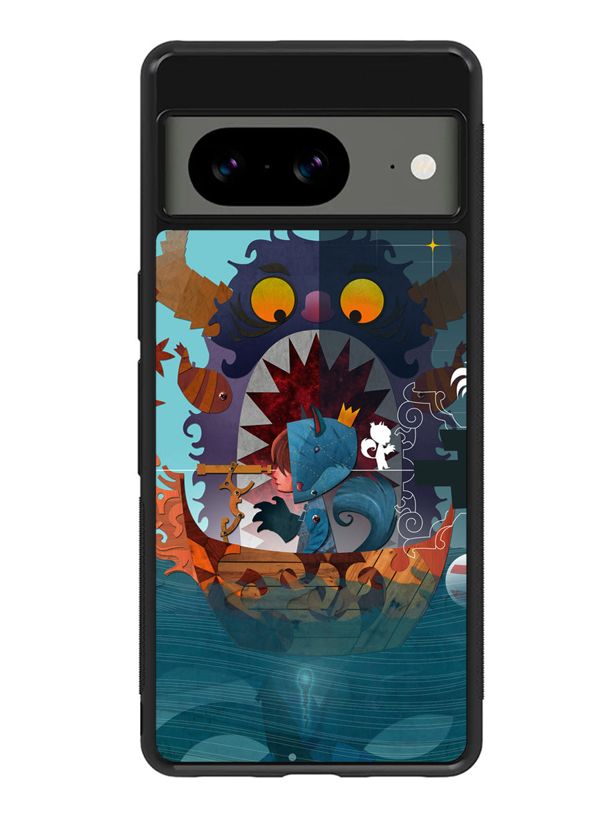Where the Wild Things Are cartoon Wallpaper Google Pixel 8A Case QC1494