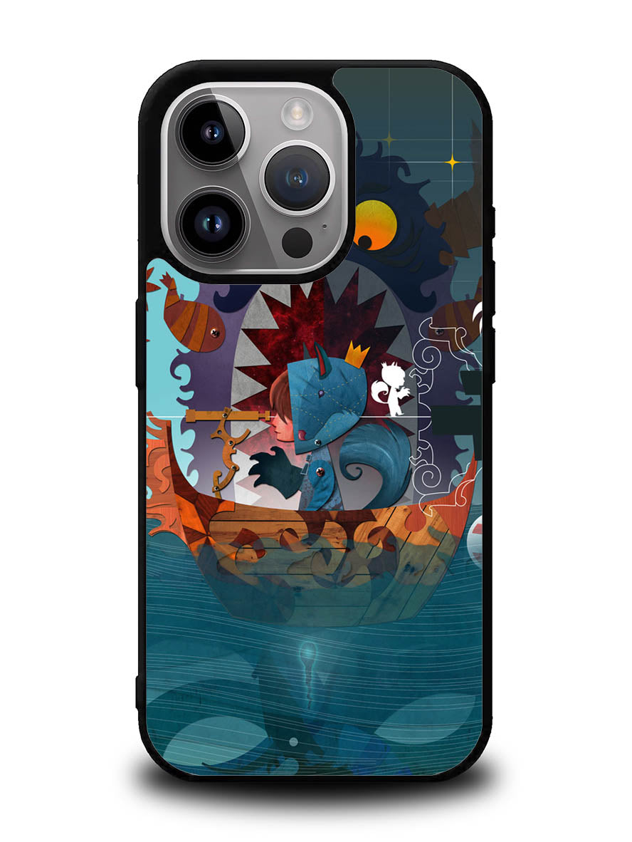 Where the Wild Things Are cartoon Wallpaper iPhone 16 Pro Max Case QC1494