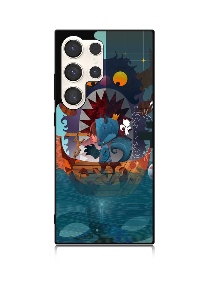 Where the Wild Things Are cartoon Wallpaper Samsung Galaxy S24 Ultra 5G Case OV1494