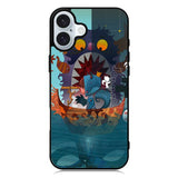 Where the Wild Things Are cartoon Wallpaper iPhone 16 Plus Case QC1494