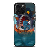 Where the Wild Things Are cartoon Wallpaper iPhone 16 Pro Max Case OV1494