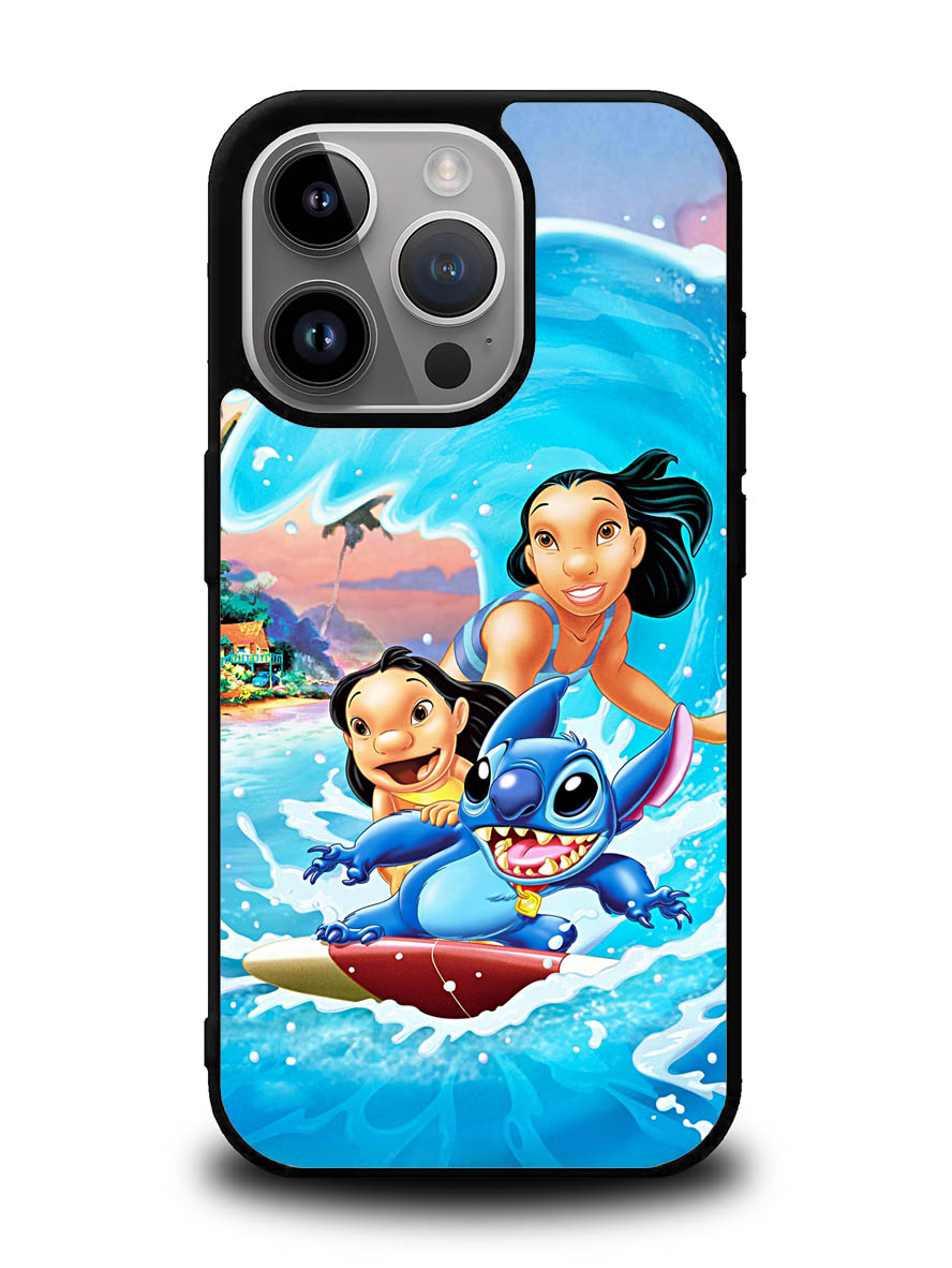 lilo stitch Wallpaper iPhone 14 Pro Case QC1499