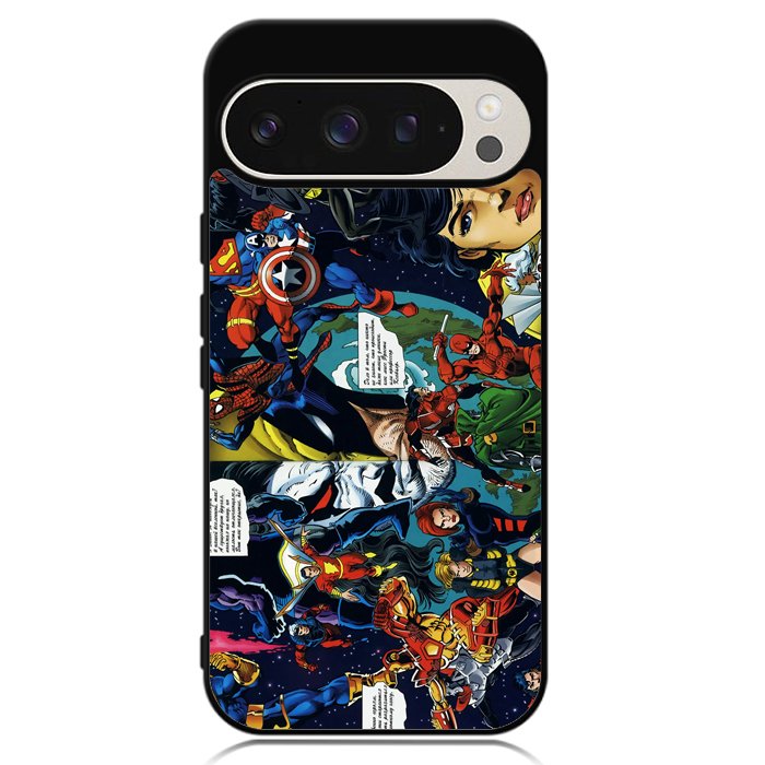 dc vs marvel Google Pixel 9 | Pixel 9 Pro Case OV4616