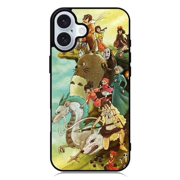 studio ghibli characters iPhone 16 Plus Case