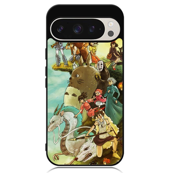 studio ghibli characters Google Pixel 9 Pro XL Case