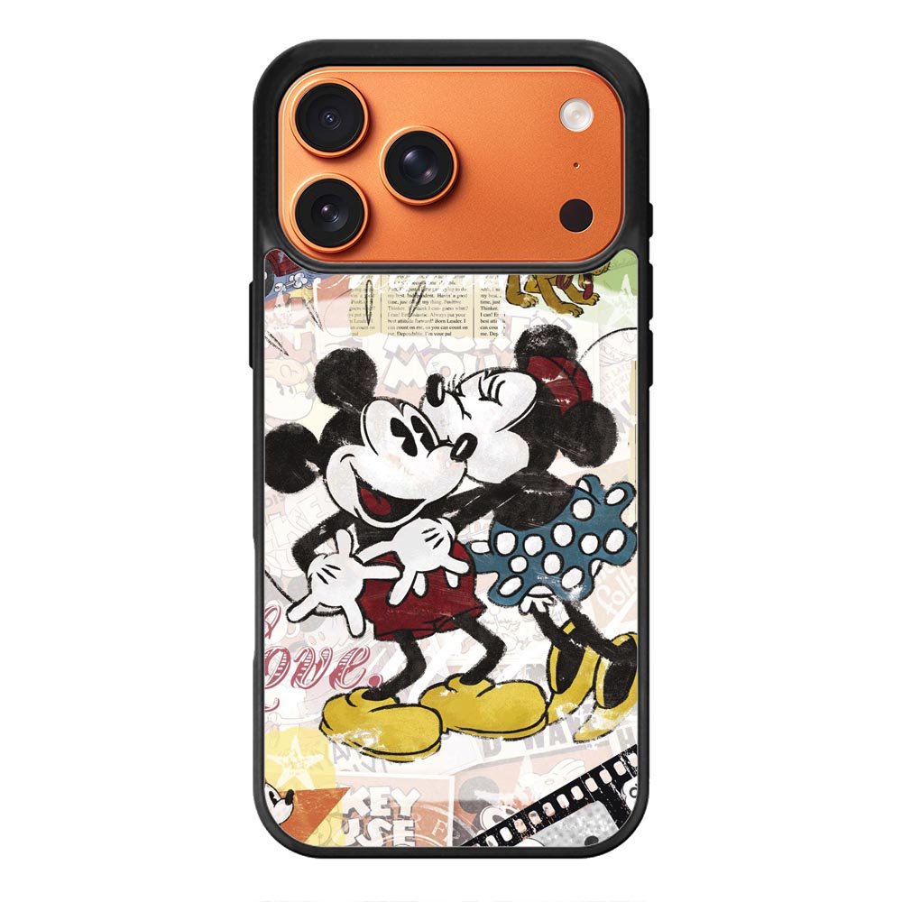 Vintage Disney Mickey Mouse iPhone 17 Pro Case QC2056