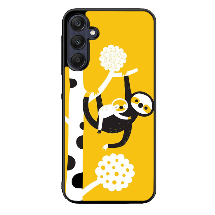 Mommy Sloth FLN0015 Samsung Galaxy A15 A25 A35 A55 5G Case