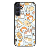 Dog pattern FLN0024 Samsung Galaxy A15 A25 A35 A55 5G Case