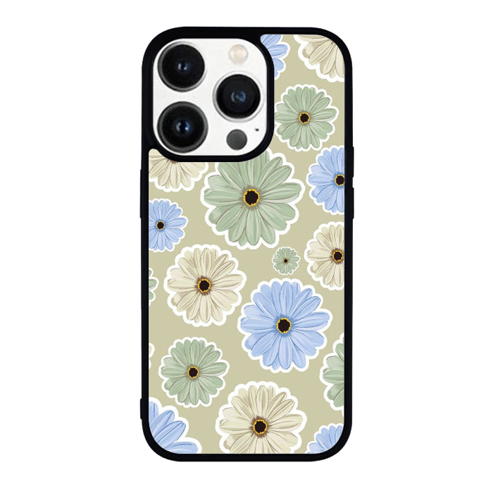 Flower pattern FLN0031 iPhone 14 Pro Max | iPhone 14 Pro | iPhone 14 Plus | iPhone 14 Case