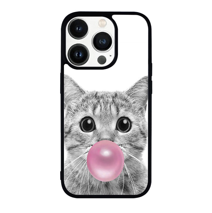 cat bubble FLN0035 iPhone 14 Pro Max | iPhone 14 Pro | iPhone 14 Plus | iPhone 14 Case