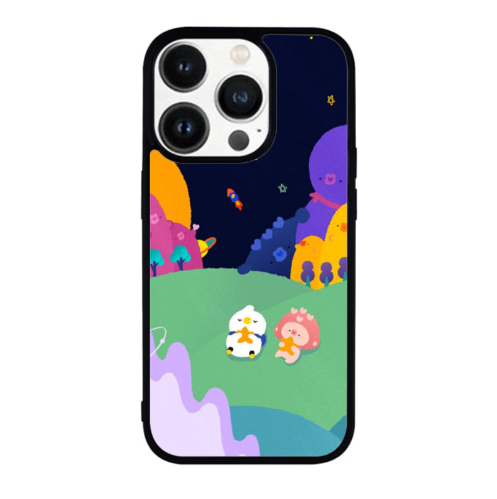 Duck and pig FLN0051 iPhone 14 Pro Max | iPhone 14 Pro | iPhone 14 Plus | iPhone 14 Case