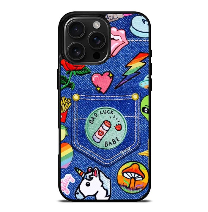 sticker jeans FLN0058 iPhone 16 Pro Max Case