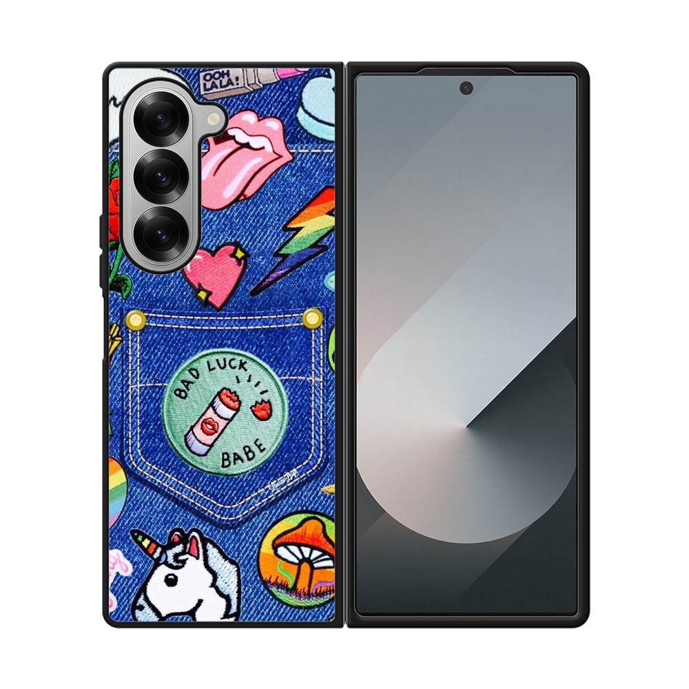 sticker jeans FLN0058 Samsung Galaxy Z Fold 7 5G Case