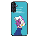 give a girl the right shoes FLN0093 Samsung Galaxy A15 A25 A35 A55 5G Case